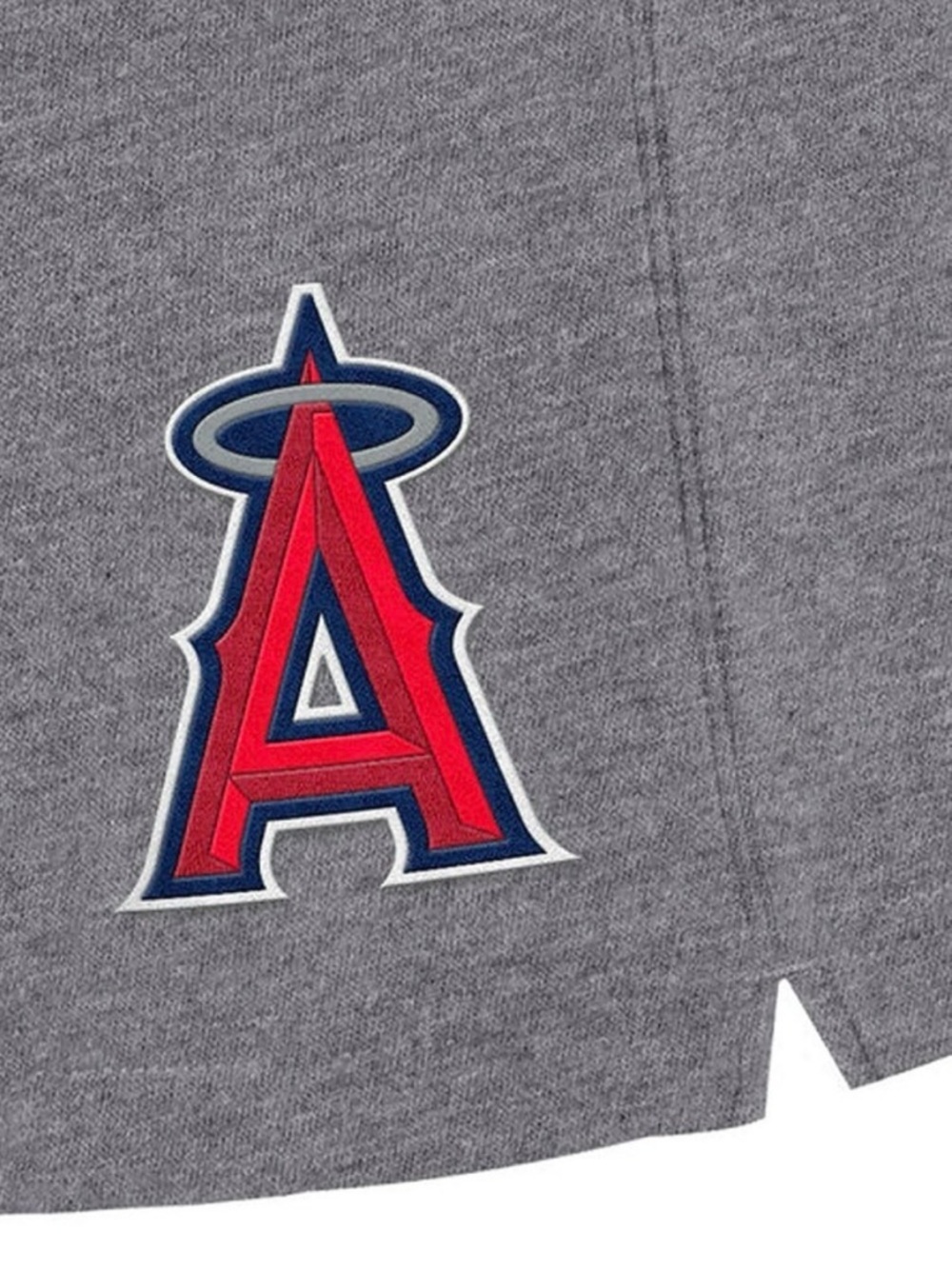 Men's Official Licensed MLB Anaheim Angels Gray Iconic Logo Shorts Medium - Picture 4 of 8